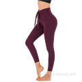 Pantalones de yoga de cintura alta con bolsillos internos